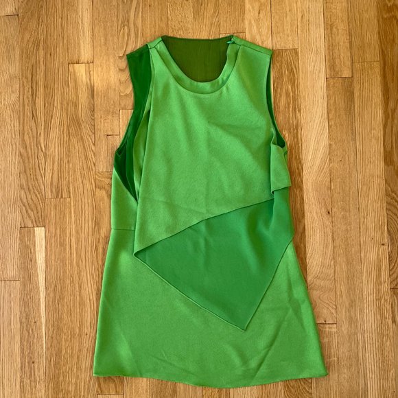 3.1 Phillip Lim Green Silk Tunic - Picture 2 of 5